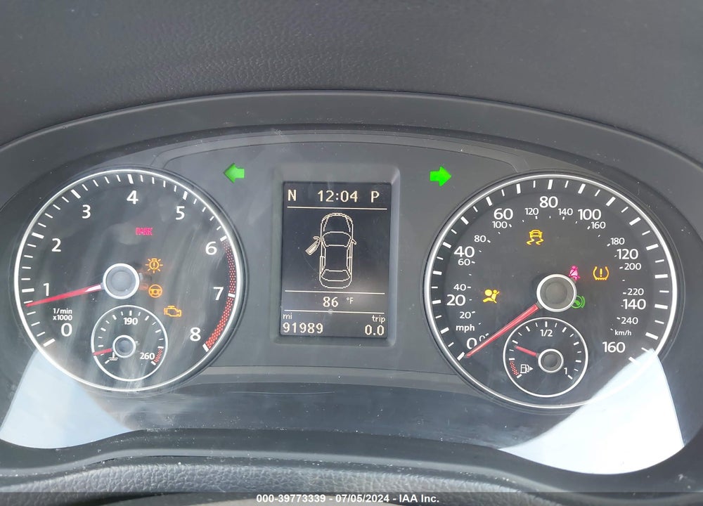 2015 VOLKSWAGEN PASSAT 1.8T SE VIN: 1VWBT7A35FC026390