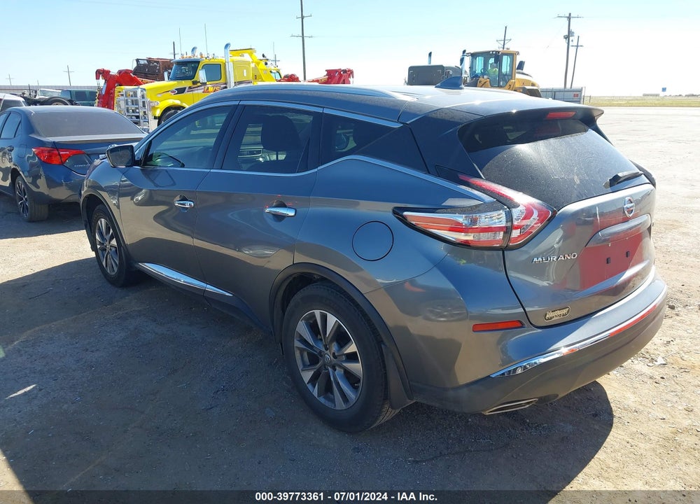 2017 NISSAN MURANO SL VIN: 5N1AZ2MG8HN167052