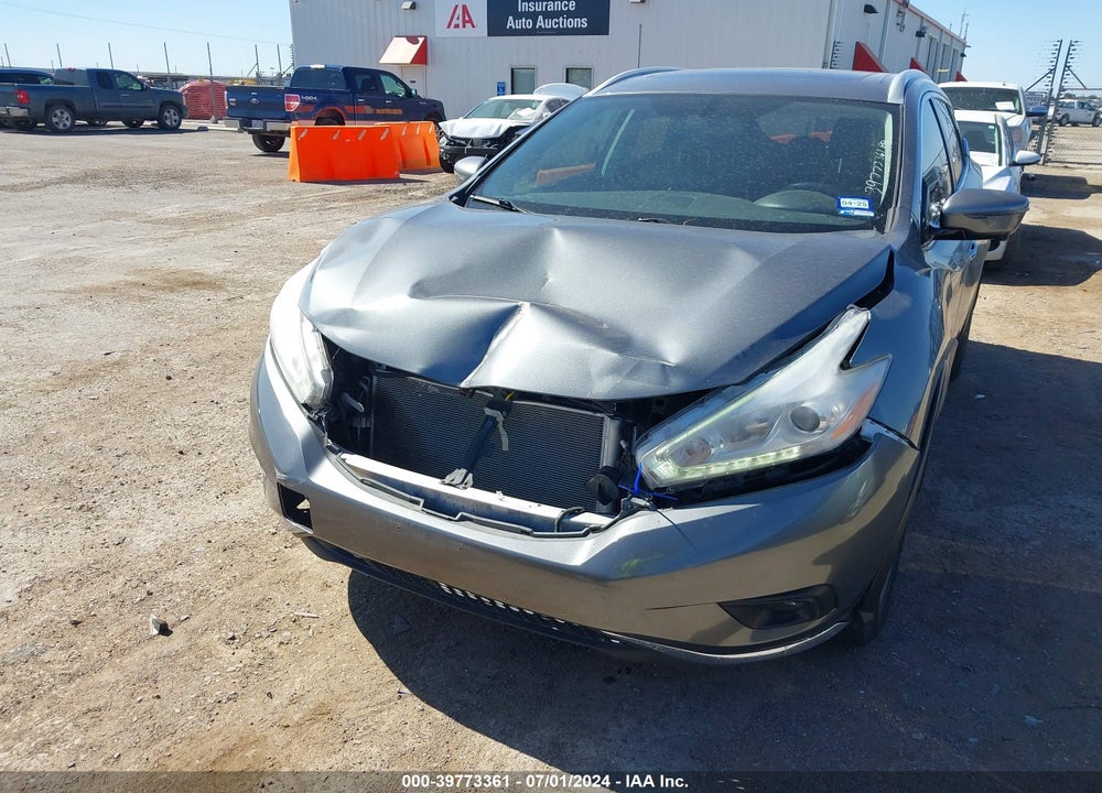 2017 NISSAN MURANO SL VIN: 5N1AZ2MG8HN167052
