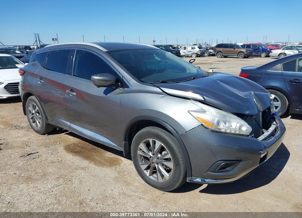 2017 NISSAN MURANO SL VIN: 5N1AZ2MG8HN167052