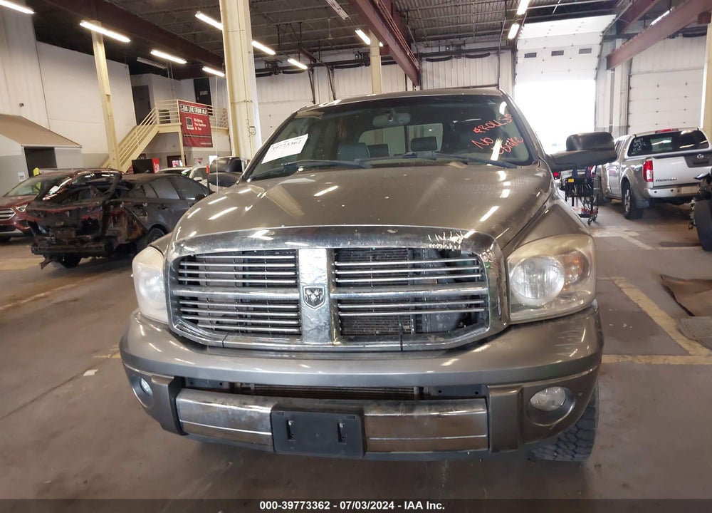 2008 DODGE RAM 2500 LARAMIE VIN: 3D7KS29A38G128207