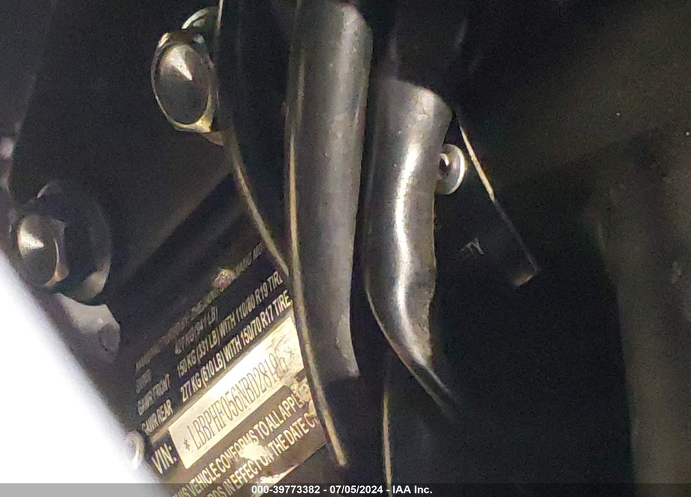 2020 BENELLI TREK 502X VIN: LBBPHF056NBD28196