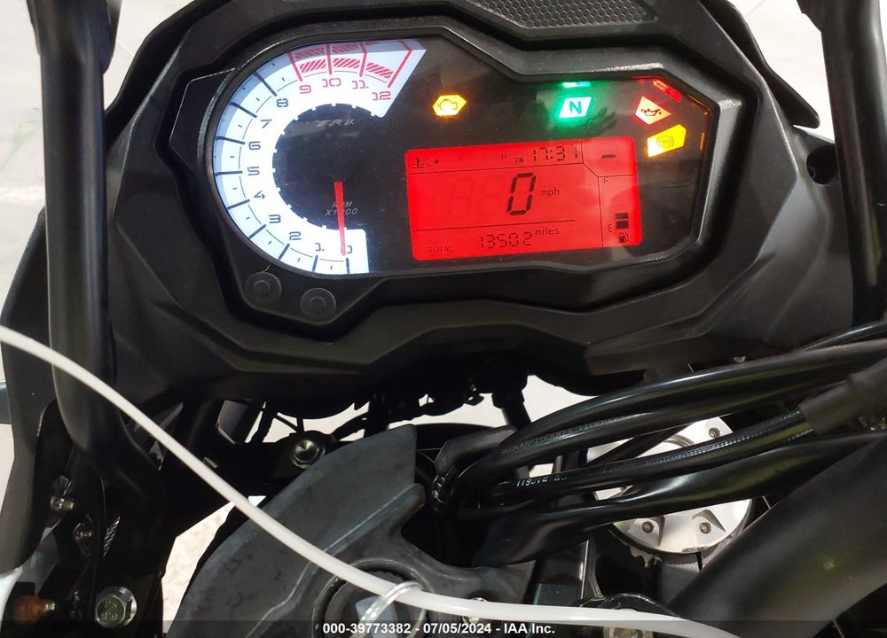 2020 BENELLI TREK 502X VIN: LBBPHF056NBD28196