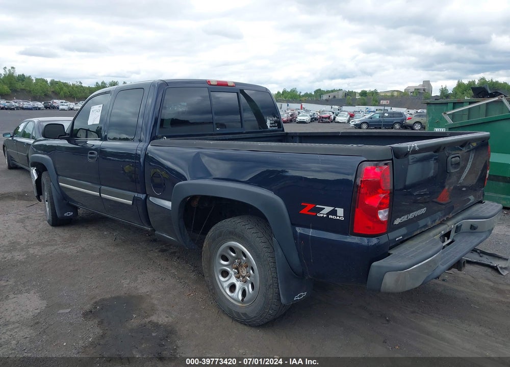 2007 CHEVROLET SILVERADO 1500 CLASSIC LT2 VIN: 1GCEK19Z97Z156888