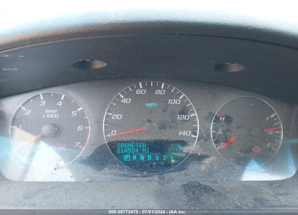 2007 CHEVROLET IMPALA LT VIN: 2G1WT58K579414307