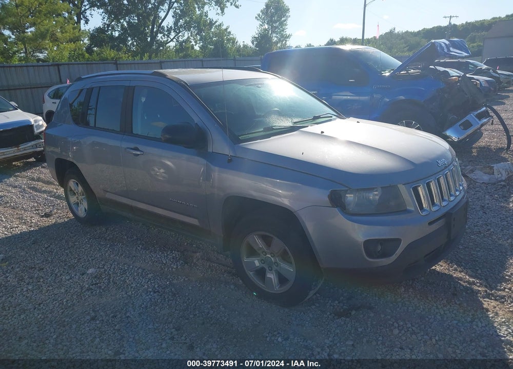 2014 JEEP COMPASS SPORT VIN: 1C4NJCBA4ED843502