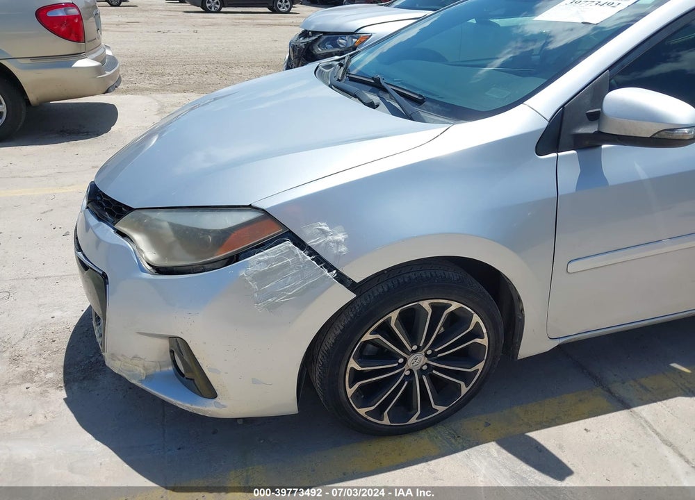 2016 TOYOTA COROLLA S PLUS VIN: 5YFBURHE0GP459594