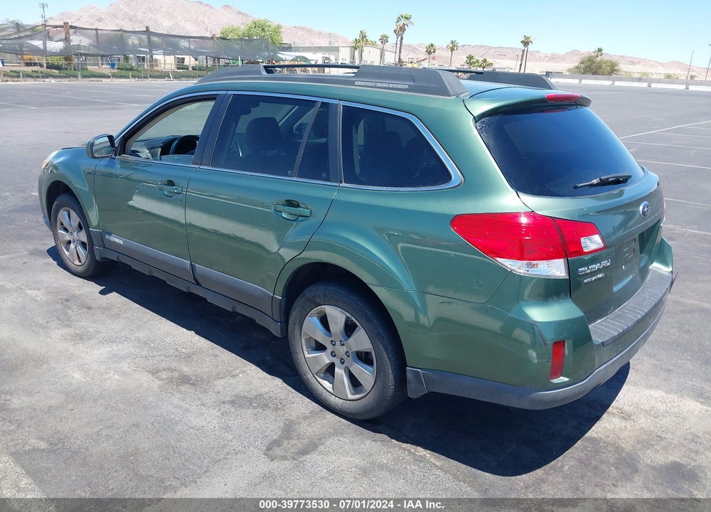 2012 SUBARU OUTBACK 2.5I PREMIUM VIN: 4S4BRCCC0C1247664