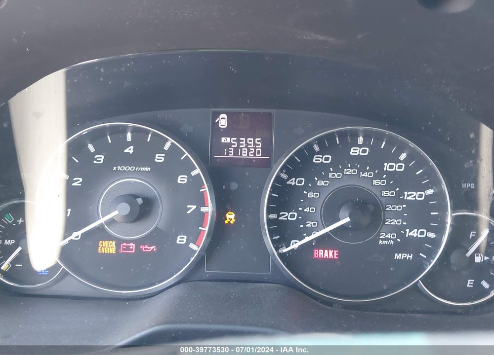 2012 SUBARU OUTBACK 2.5I PREMIUM VIN: 4S4BRCCC0C1247664