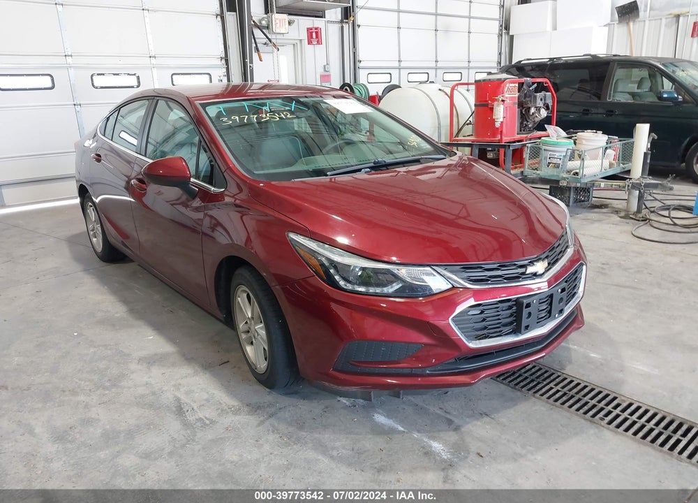 2016 CHEVROLET CRUZE LT AUTO VIN: 1G1BE5SM1G7316900