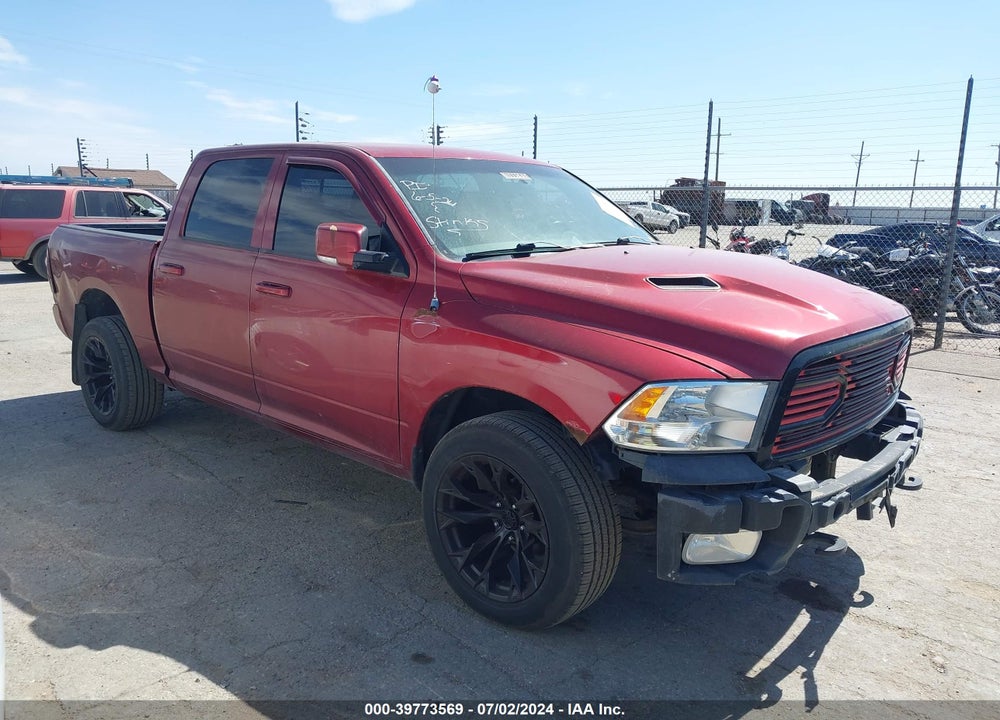 2012 RAM 1500 SPORT VIN: 1C6RD7MT5CS217407
