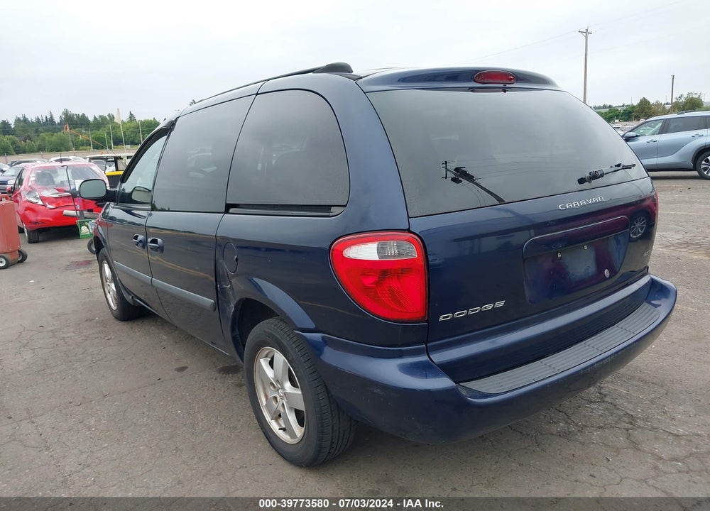 2005 DODGE CARAVAN SXT VIN: 1D4GP45R75B281933