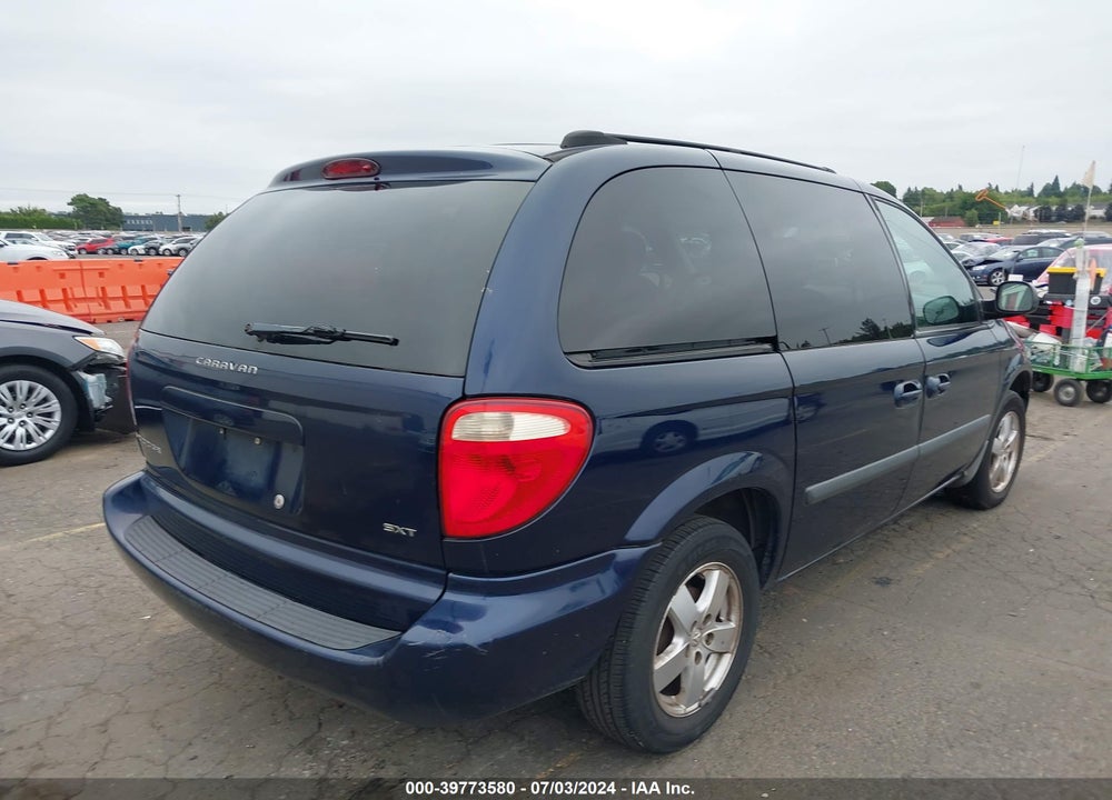 2005 DODGE CARAVAN SXT VIN: 1D4GP45R75B281933