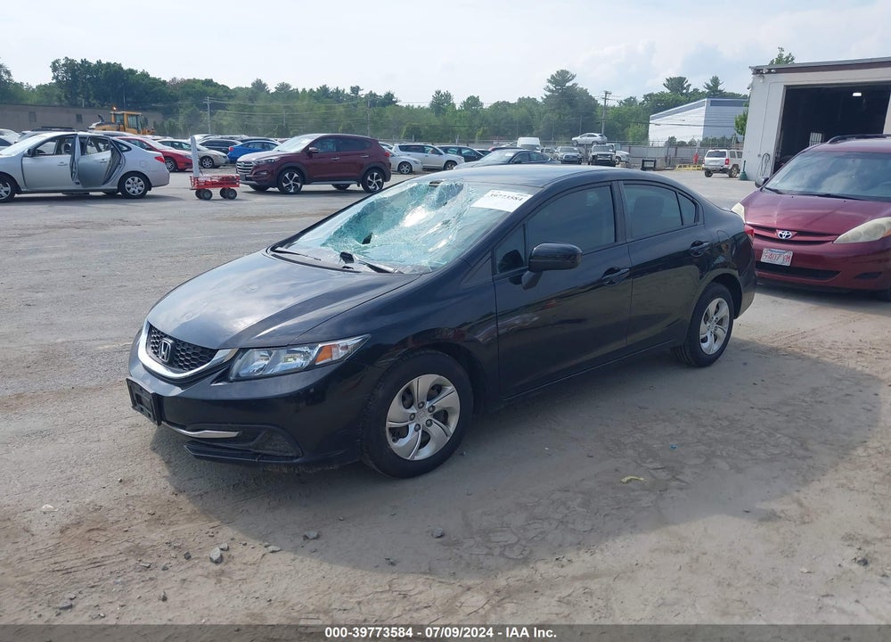 2015 HONDA CIVIC LX VIN: 19XFB2F54FE702096