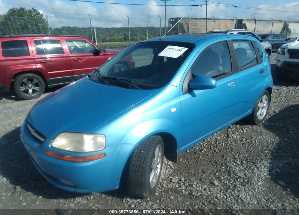 2006 CHEVROLET AVEO LT VIN: KL1TG66616B654517
