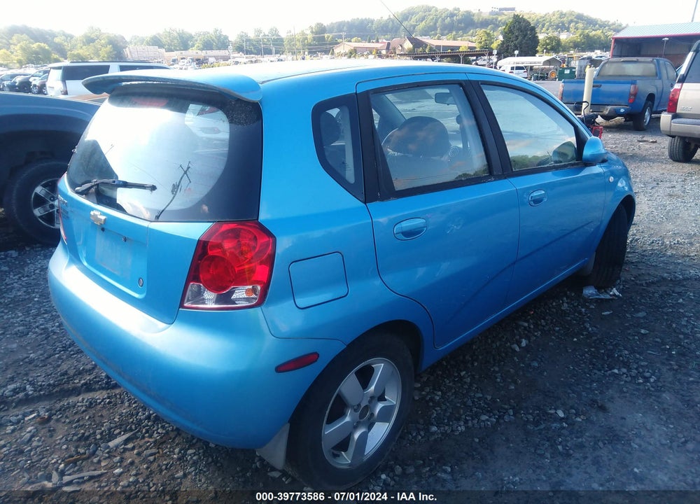 2006 CHEVROLET AVEO LT VIN: KL1TG66616B654517