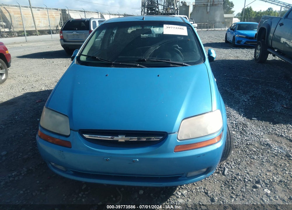 2006 CHEVROLET AVEO LT VIN: KL1TG66616B654517