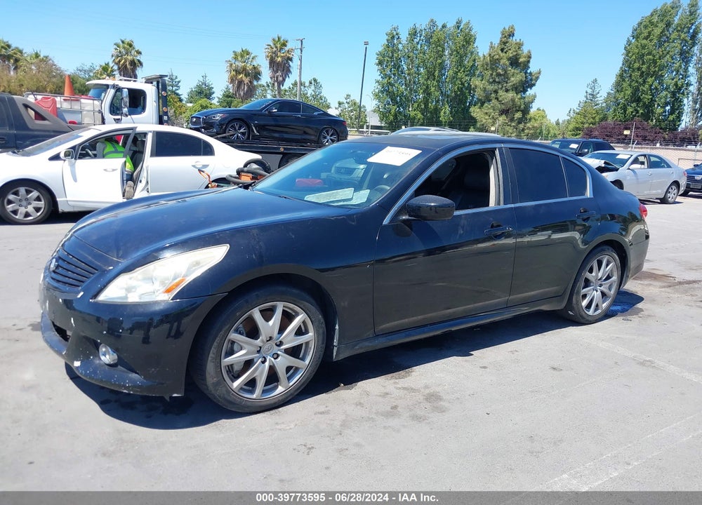2012 INFINITI G37 JOURNEY VIN: JN1CV6AP8CM623816