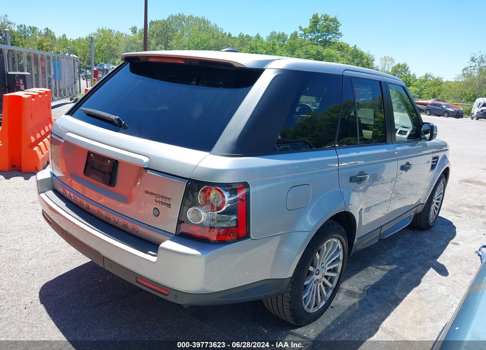 2011 LAND ROVER RANGE ROVER SPORT HSE VIN: SALSF2D47BA278495