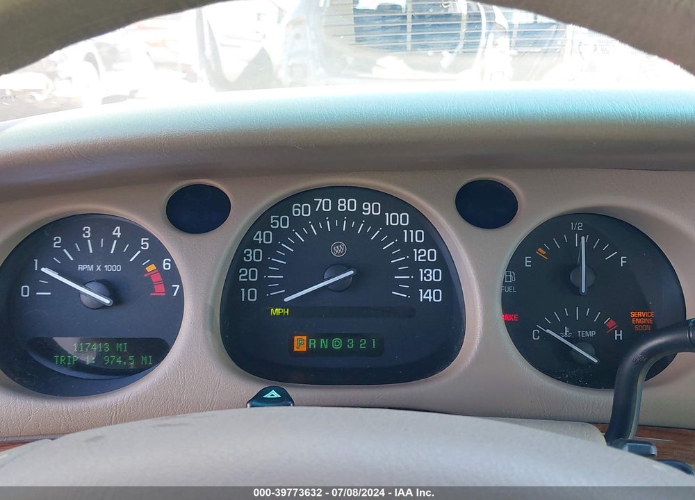 2002 BUICK LESABRE CUSTOM VIN: 1G4HP54KX2U294568