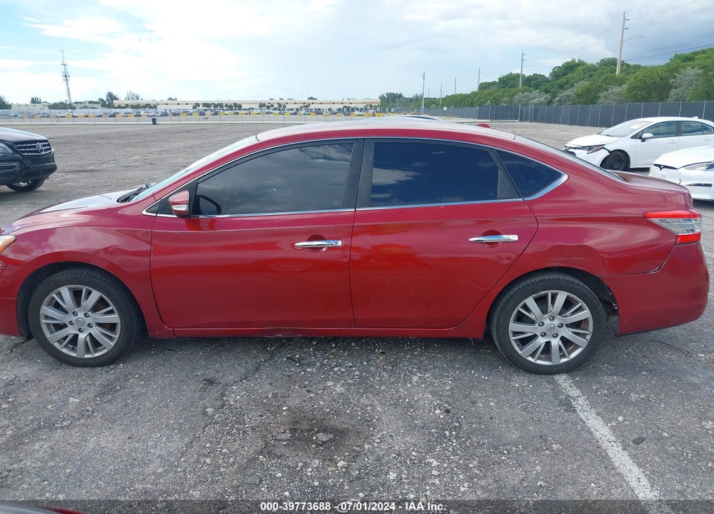 2013 NISSAN SENTRA SL VIN: 3N1AB7AP1DL693420