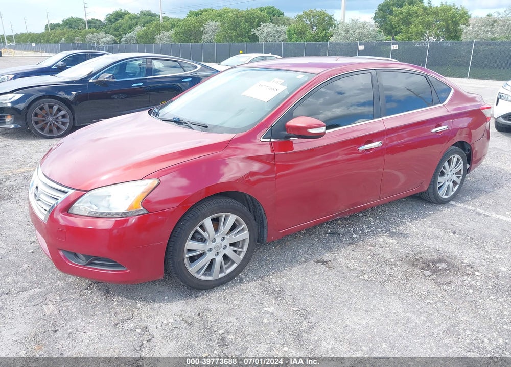 2013 NISSAN SENTRA SL VIN: 3N1AB7AP1DL693420