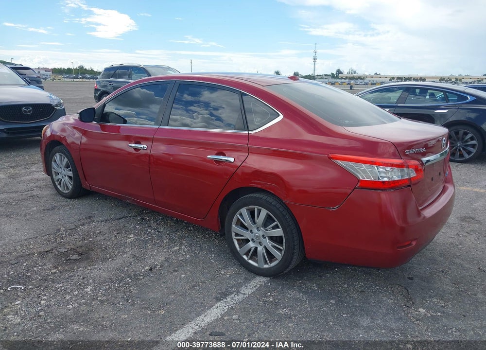 2013 NISSAN SENTRA SL VIN: 3N1AB7AP1DL693420