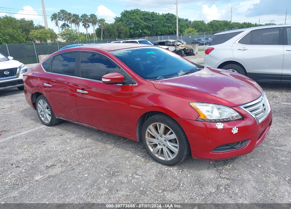 2013 NISSAN SENTRA SL VIN: 3N1AB7AP1DL693420