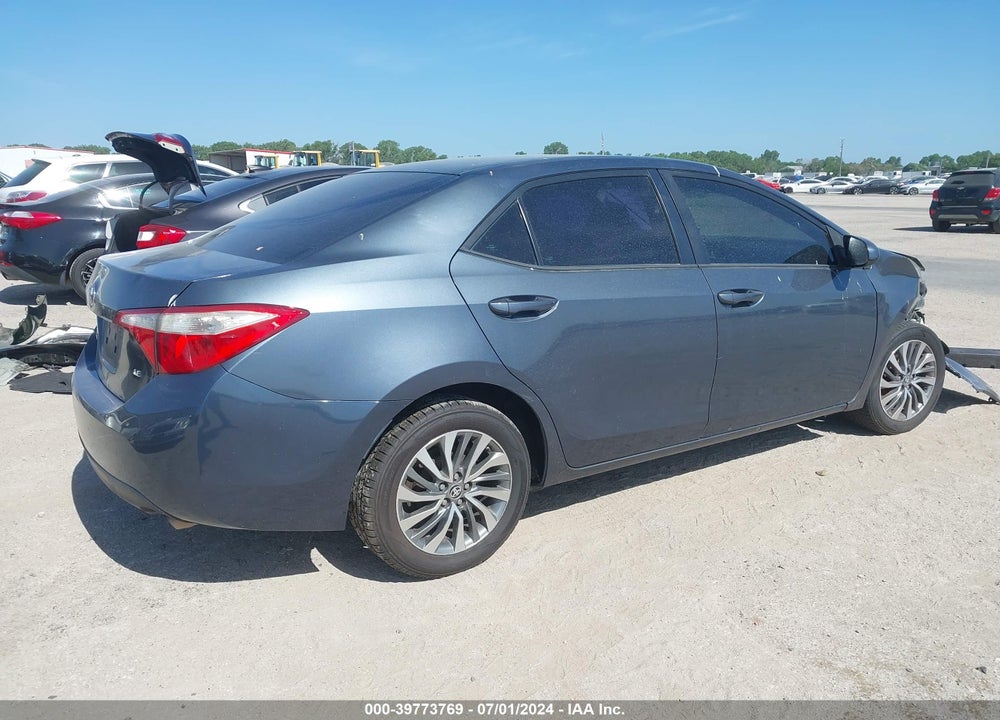 2015 TOYOTA COROLLA LE VIN: 5YFBURHEXFP179678