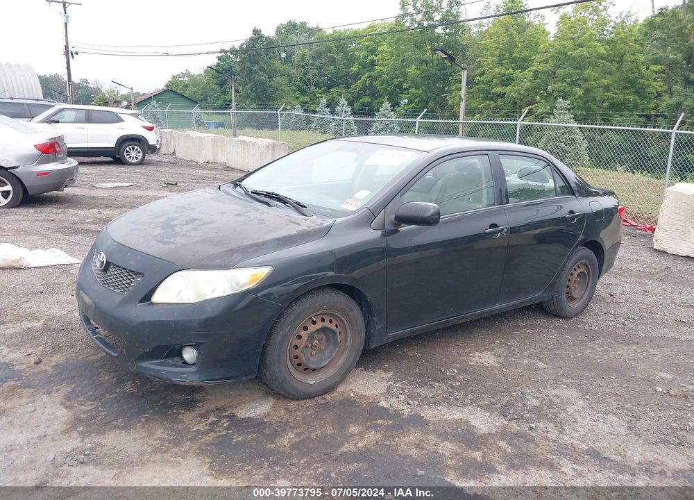 2009 TOYOTA COROLLA LE VIN: 2T1BU40E59C043705