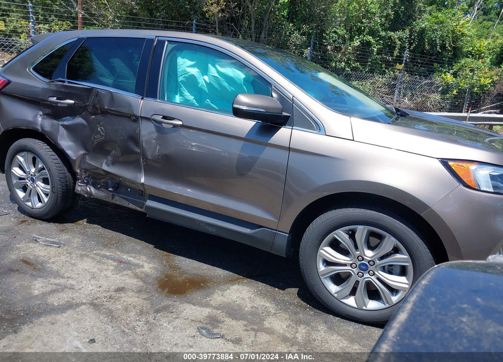 2019 FORD EDGE TITANIUM VIN: 2FMPK4K92KBC23388