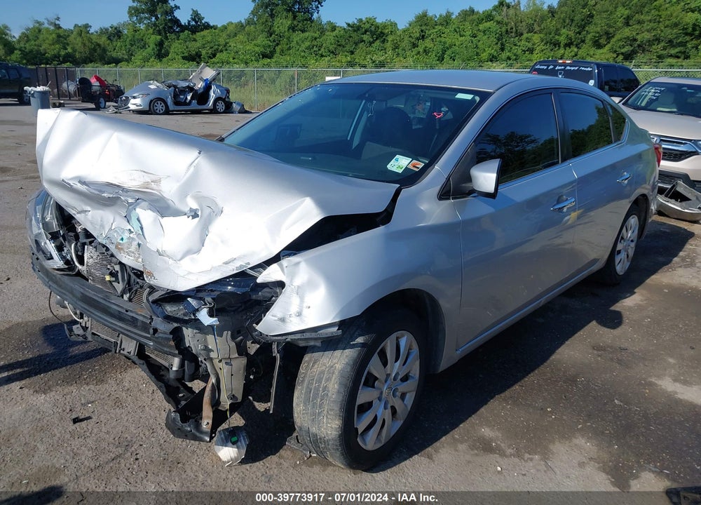 2017 NISSAN SENTRA SV VIN: 3N1AB7AP8HY284291
