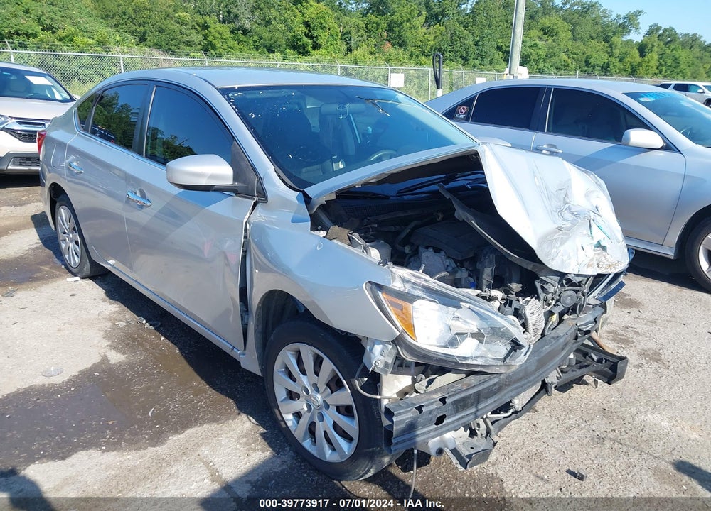 2017 NISSAN SENTRA SV VIN: 3N1AB7AP8HY284291