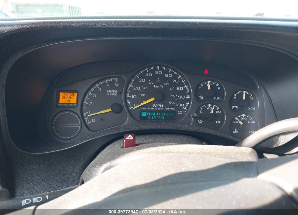 2000 CHEVROLET SILVERADO 1500 VIN: 1GCEK19V6YE205566