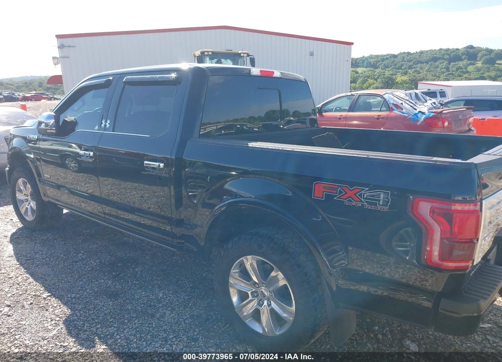 2016 FORD F-150 PLATINUM VIN: 1FTEW1EG8GFA67940