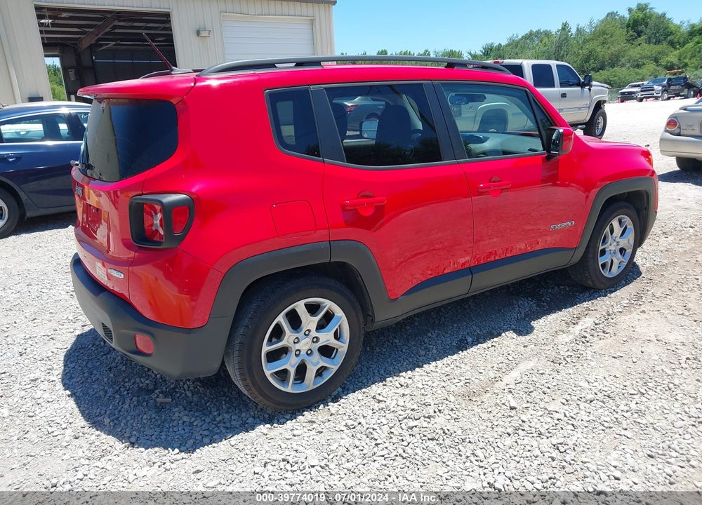 2016 JEEP RENEGADE LATITUDE VIN: ZACCJABT3GPC51395