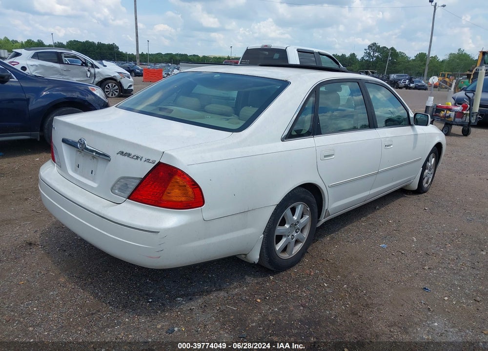2002 TOYOTA AVALON XLS VIN: 4T1BF28B62U250200