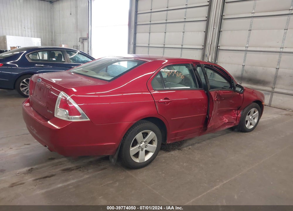2006 FORD FUSION SE VIN: 3FAFP07126R106257