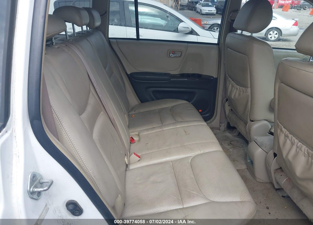 2001 TOYOTA HIGHLANDER V6 VIN: JTEGF21A110010548