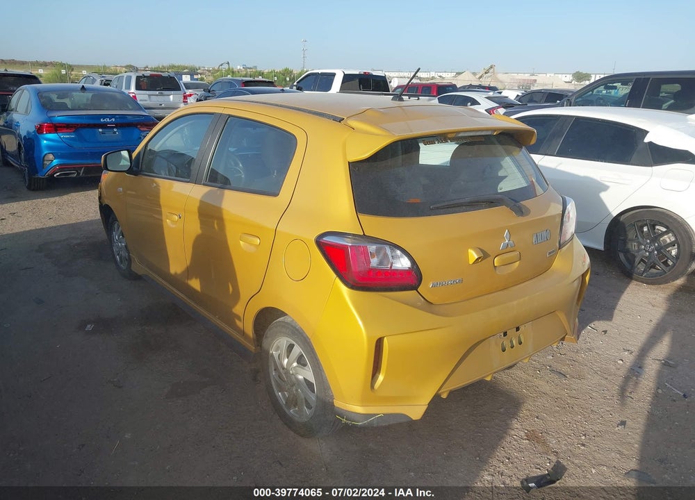 2021 MITSUBISHI MIRAGE CARBONITE EDITION/ES/LE VIN: ML32AUHJ7MH004020