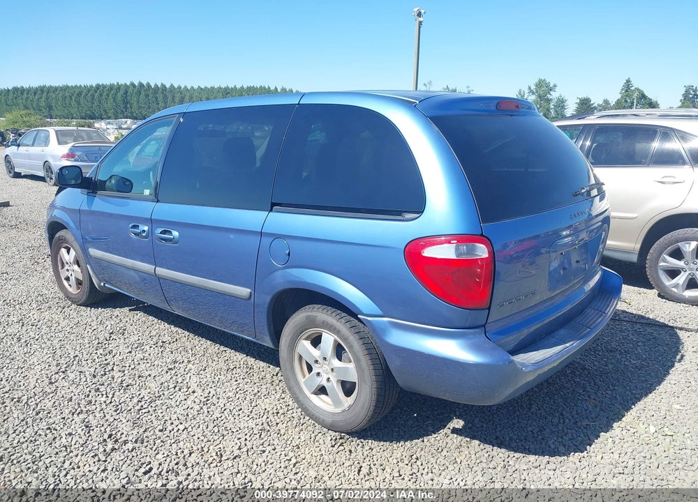 2007 DODGE CARAVAN SXT VIN: 1D4GP45R77B183309