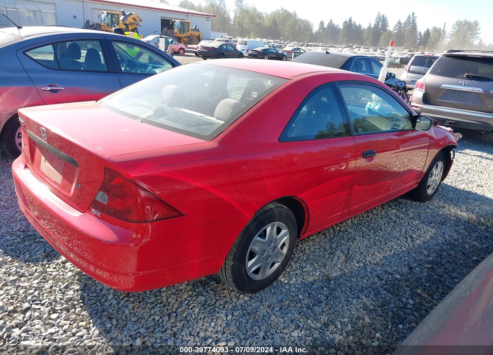 2003 HONDA CIVIC DX VIN: 1HGEM22283L056406