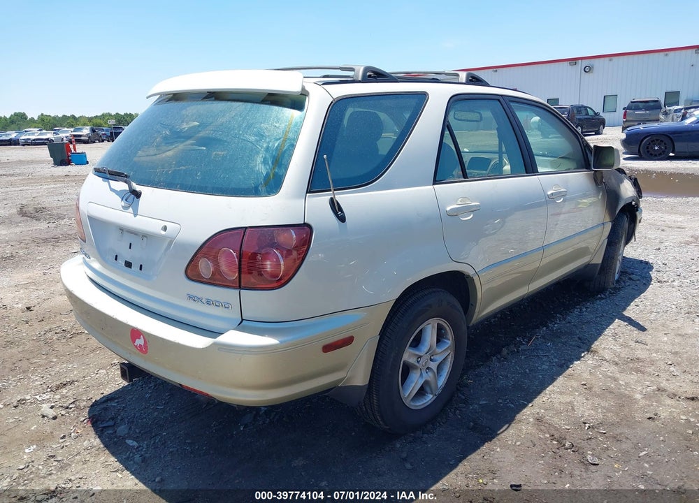 1999 LEXUS RX 300 VIN: JT6GF10U7X0013187