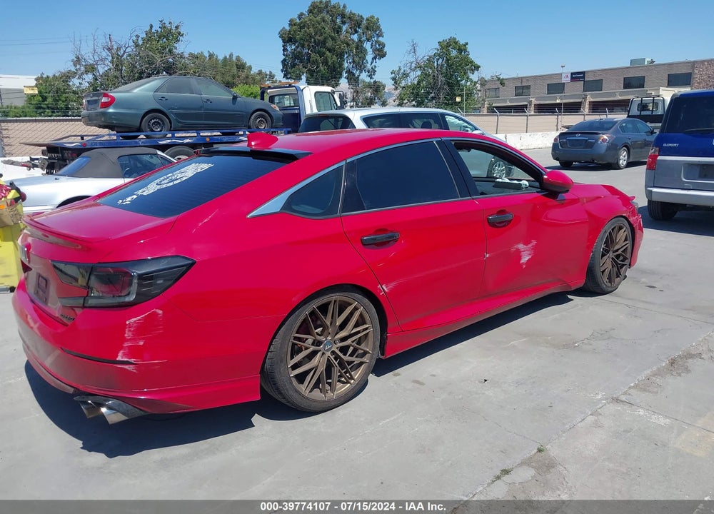 2018 HONDA ACCORD SPORT VIN: 1HGCV1F38JA091330
