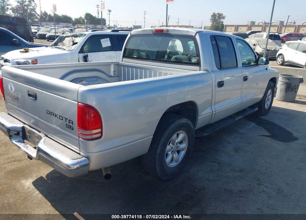 2004 DODGE DAKOTA SLT VIN: 1D7HL48N94S781070