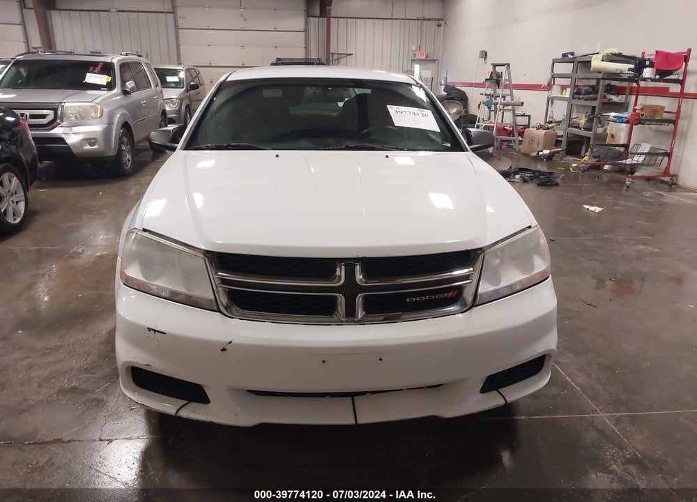 2014 DODGE AVENGER SE VIN: 1C3CDZAB3EN196505