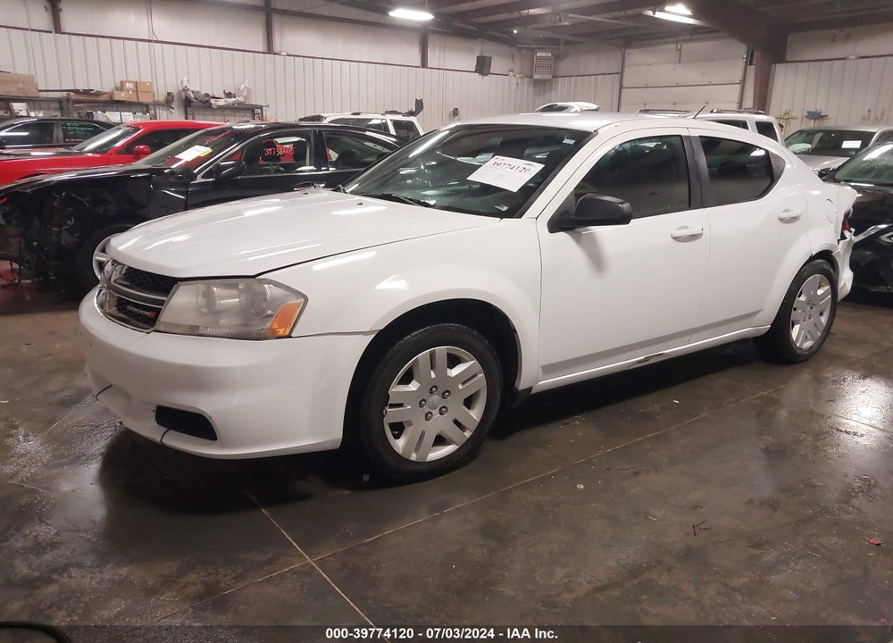 2014 DODGE AVENGER SE VIN: 1C3CDZAB3EN196505