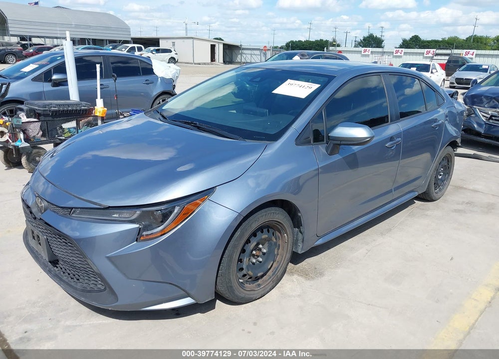 2020 TOYOTA COROLLA LE VIN: JTDEPRAE4LJ116106