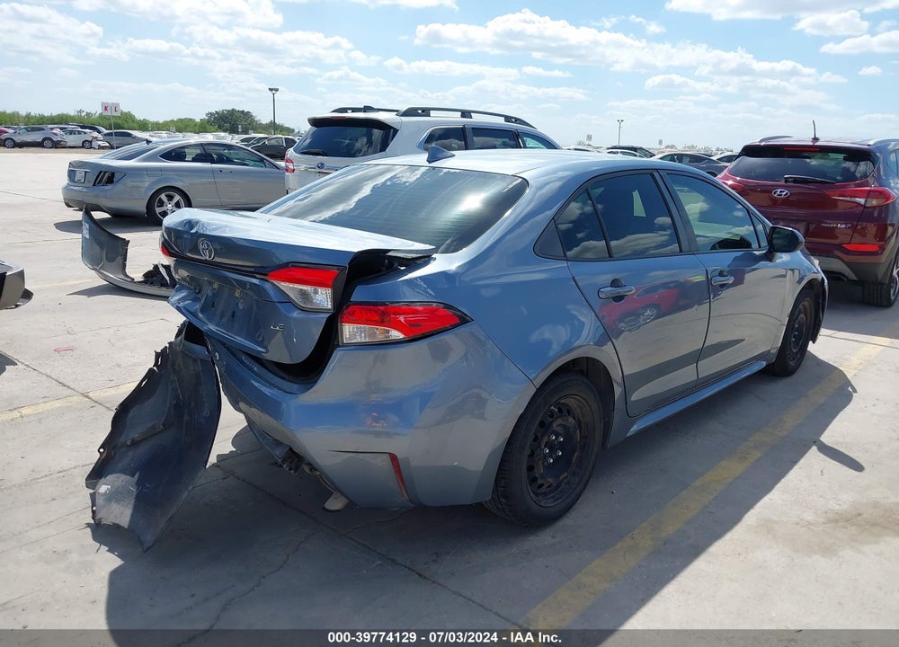 2020 TOYOTA COROLLA LE VIN: JTDEPRAE4LJ116106