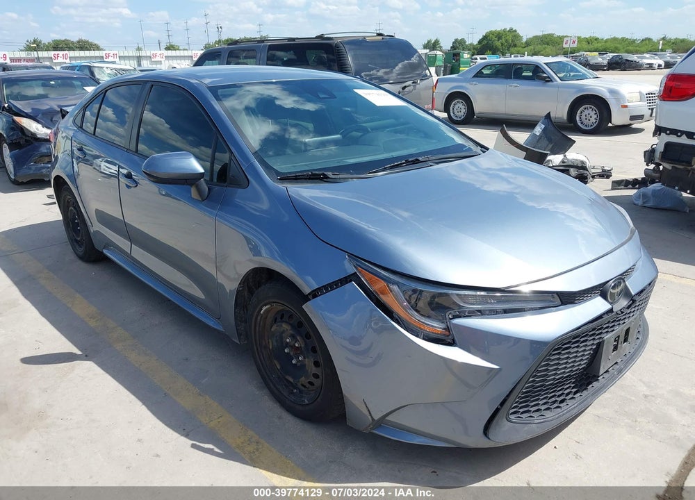 2020 TOYOTA COROLLA LE VIN: JTDEPRAE4LJ116106